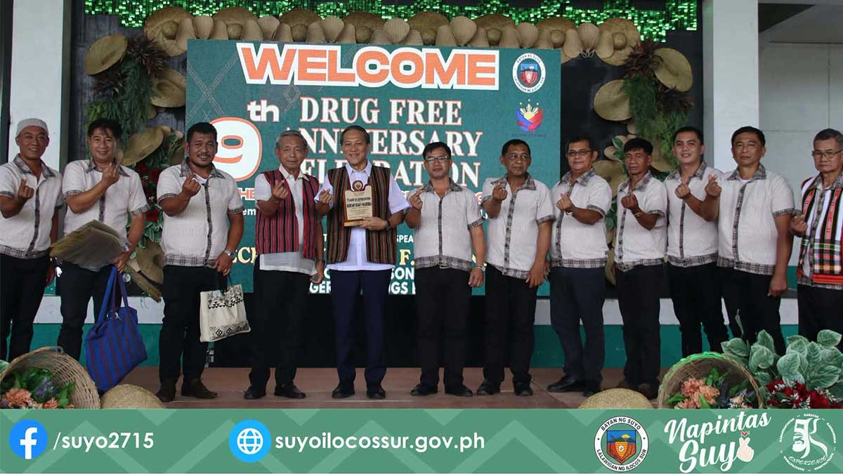 Suyo, Ilocos Sur marks 9 years as drug-free municipality