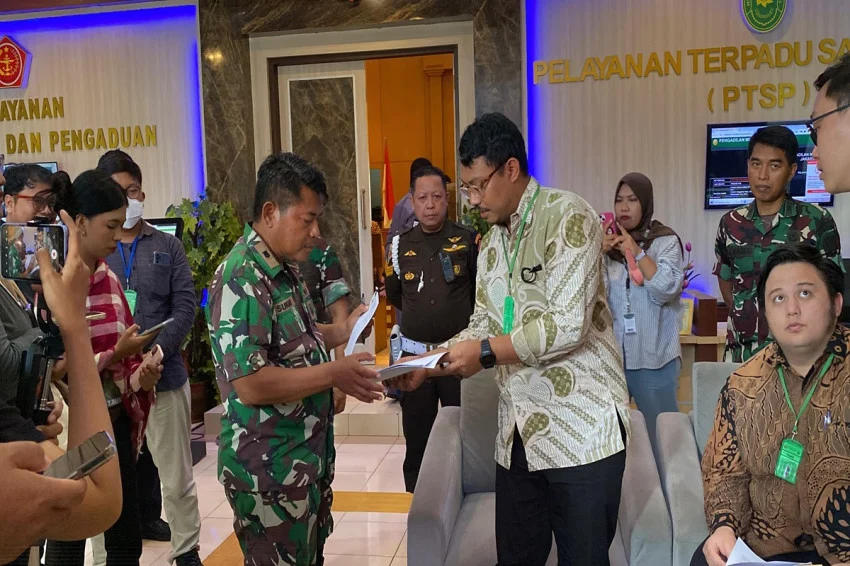 TAUD Submits Rejection Letter Regarding Andrie Yunus's Presence at Military Court
