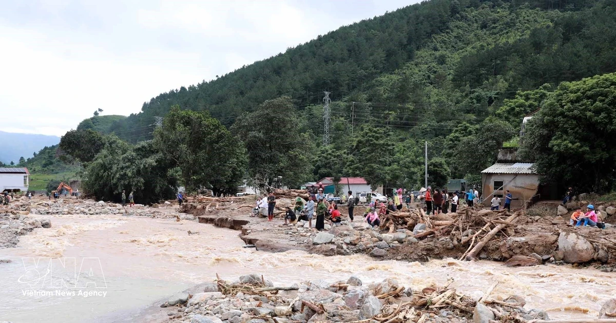 ベトナム北部山岳地帯で洪水・土砂災害、死者1人・行方不明者4人