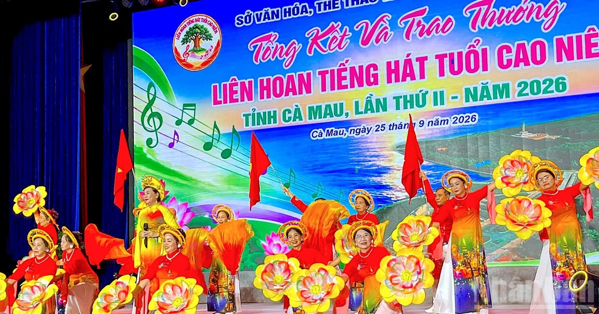 Cà Mau Celebrates 'Live Joyfully, Healthily, Happily' at Senior Singing Festival