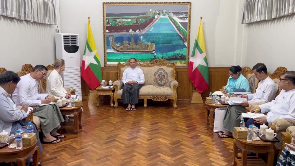 Union Minister for National Planning, Investment and Foreign Economic Relations receives UNOPS Representative