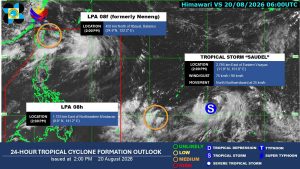 Tropical Cyclone Neneng Weakens to LPA, Exits Philippine Area