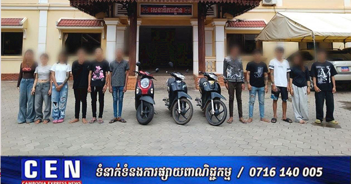カンボジア、若者の暴走行為に当局が警告:秩序維持と法執行を強化