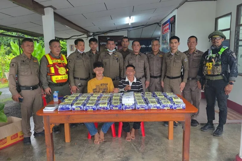タイ南部で大規模覚醒剤密輸摘発、2人逮捕