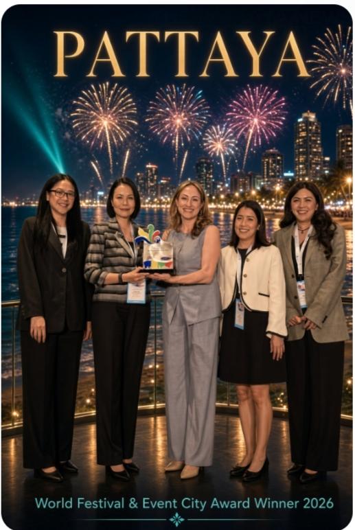 Pattaya City Named 2026 World Festival & Event City Award Winner