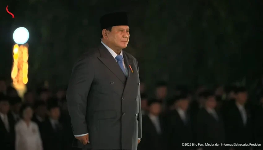 プラボウォ大統領、カリバタ英雄墓地で国家追悼行事を主導