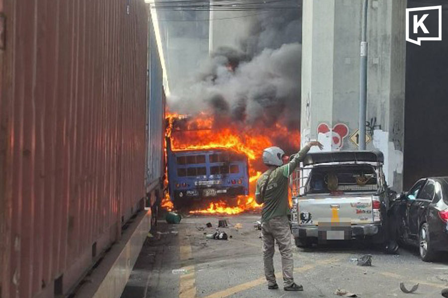 Freight train slams into Bangkok bus, killing 8 and injuring more than 20