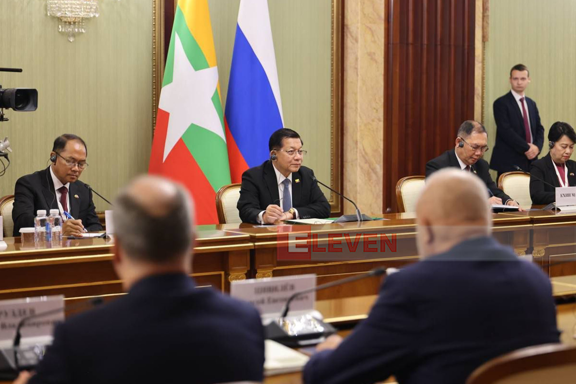 ミン・アウン・フライン国家大統領、ロシア連邦政府首相と会談