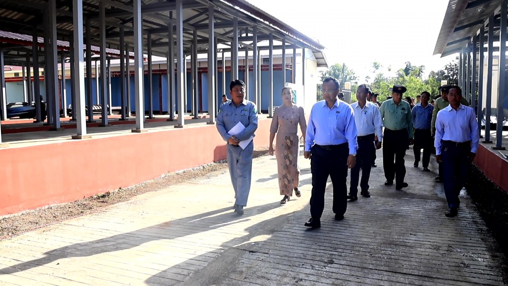Inspecting Development Works : Kayah State CM inspected regional development works