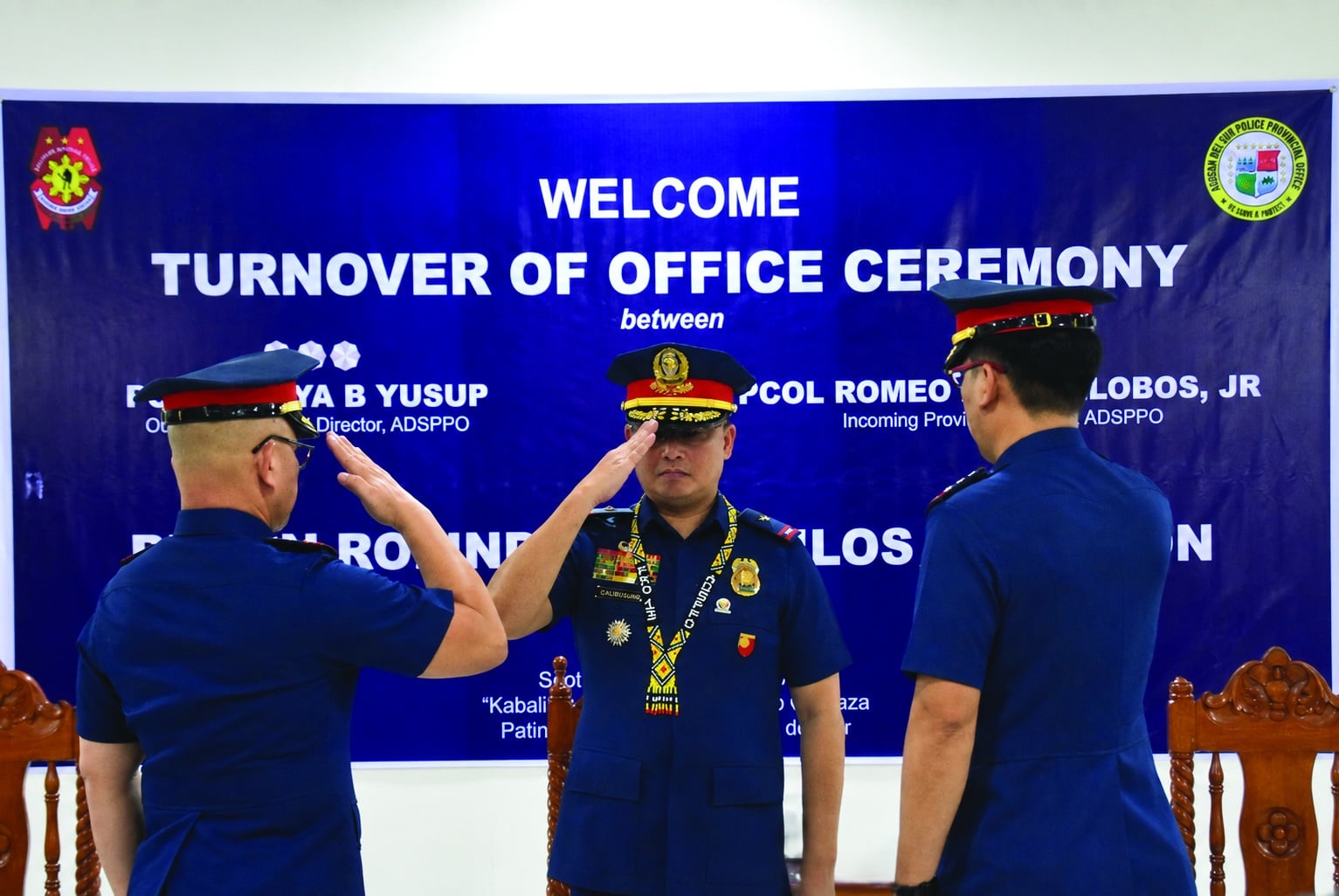 New Police Director Installed for Agusan del Sur Provincial Police Office