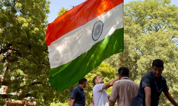 Indian Opposition Protests, Demanding Removal of Election Commission Chief
