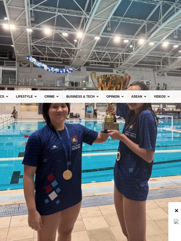 Thai water polo duo make history with Israel Cup win