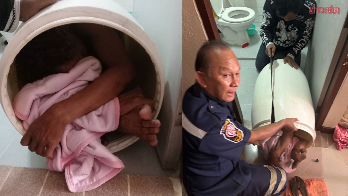 Man Rescued After Getting Stuck in Water Tank During Cleaning in Nonthaburi