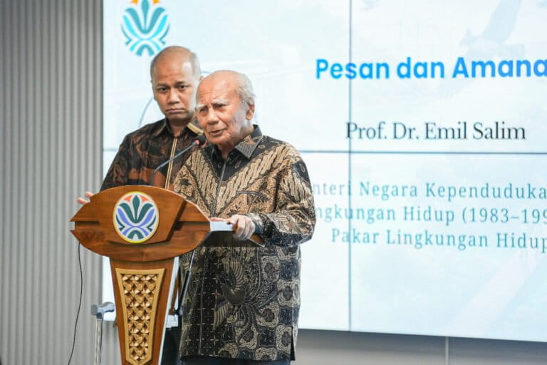 エミル・サリム氏、環境観の変化とインドネシアの持続可能な未来への提言