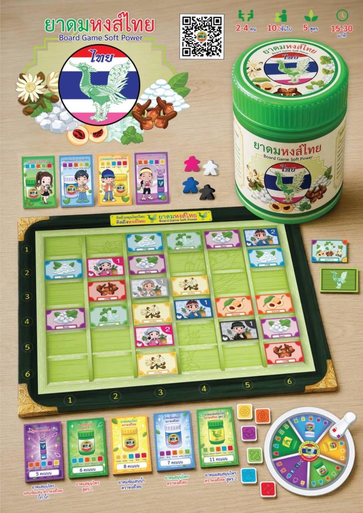 Thai Traditional Medicine 'Yadom' Becomes Board Game, Part of Soft Power Strategy?