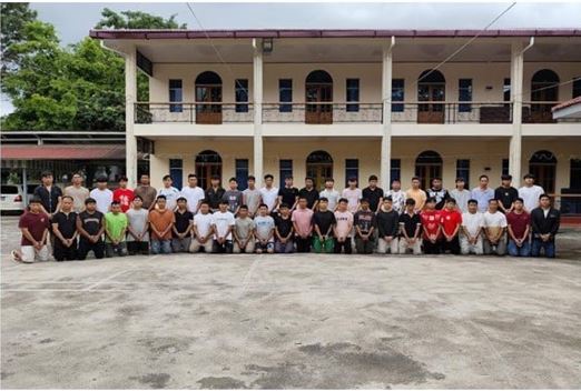59 individuals involved in online scams and gambling arrested with business equipment in Muse, Shan State (North)