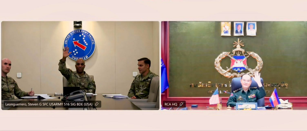 カンボジアと米国、軍事協力強化へのコミットメントを再確認