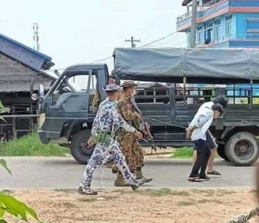 ミャンマー・マゲウェ州で13歳の少年5人が兵士に殴られ重傷