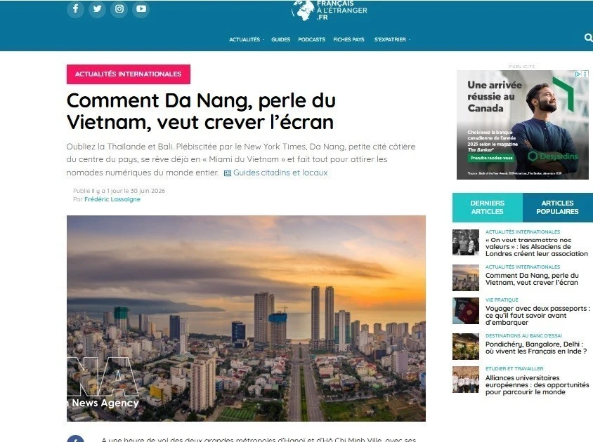 French journal dubs Da Nang the "Miami of Vietnam"