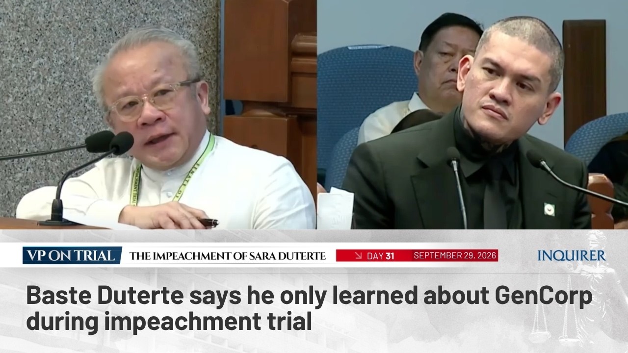 Baste Duterte Grilled Over City Deals With Firm Linked to Sister Sara