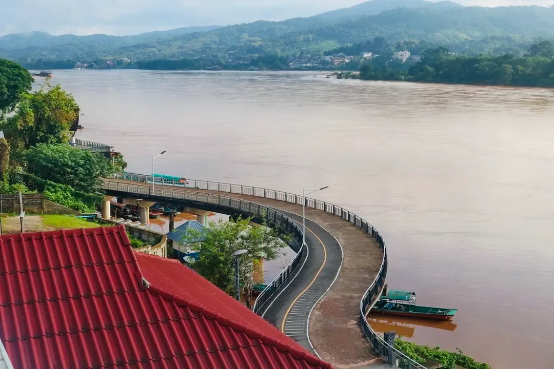 Mekong River Flood Threat Drops in Chiang Khong