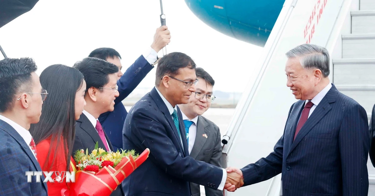 President To Lam Arrives in New Delhi for Official State Visit to India