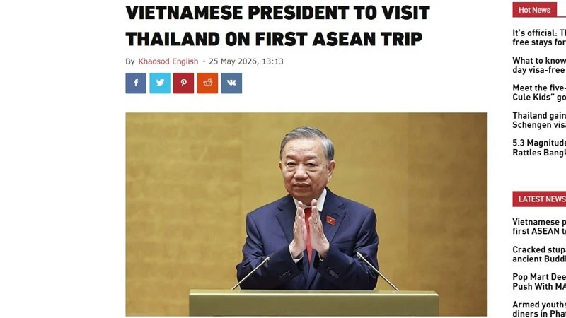 Vietnam-Thailand Elevate Comprehensive Strategic Partnership Amidst Leaders' Visit