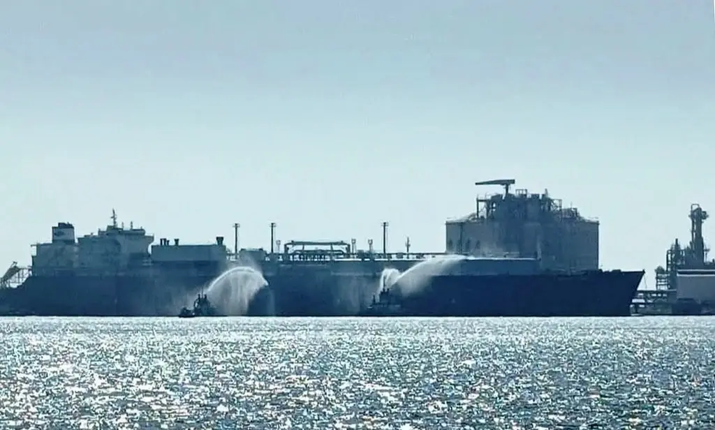 US-Owned Gas Tanker Hit by Drone in Egyptian Port, Raising Supply Concerns