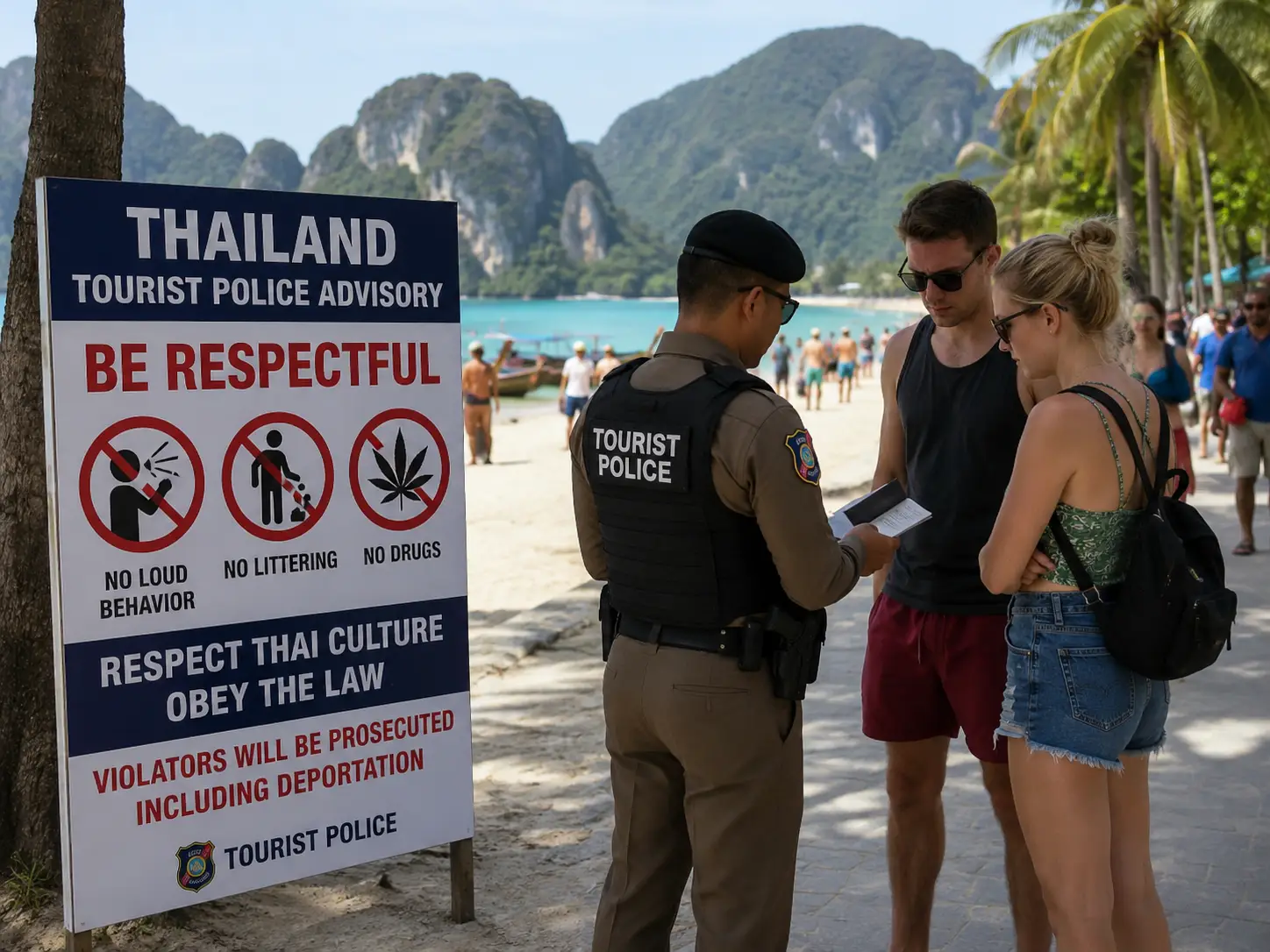 タイ政府、迷惑外国人観光客への取り締まりを強化 即時送還も