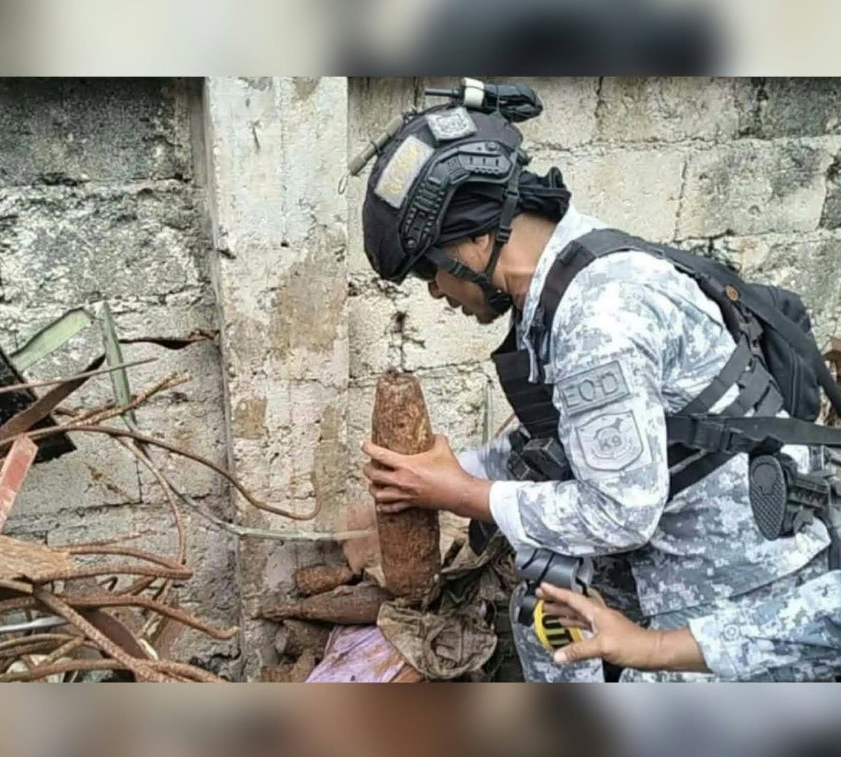 93 Rusty Cannon Rounds, Explosive Projectiles Found in Jolo Junkyard