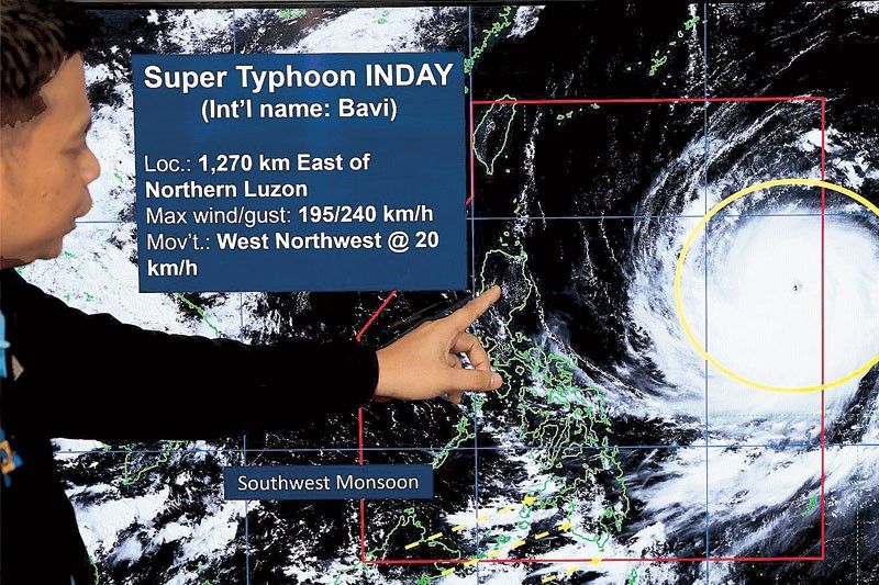 大型台風「インディ」接近、フィリピン各地で警戒態勢