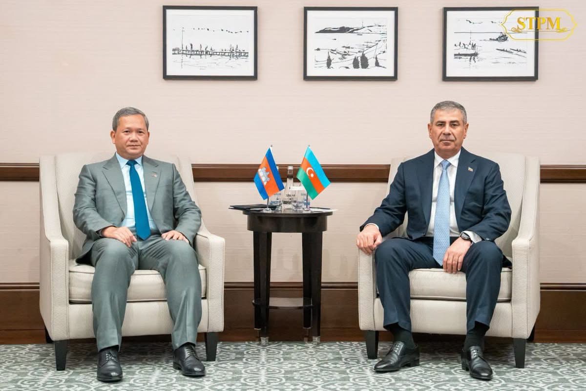 カンボジアとアゼルバイジャン、防衛協力拡大へ 訓練・能力強化に焦点