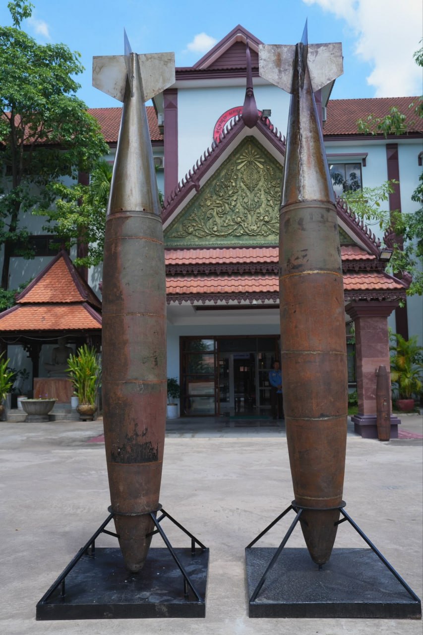 Cambodia Displays Vietnam War Bomb Remnants as Historical Evidence