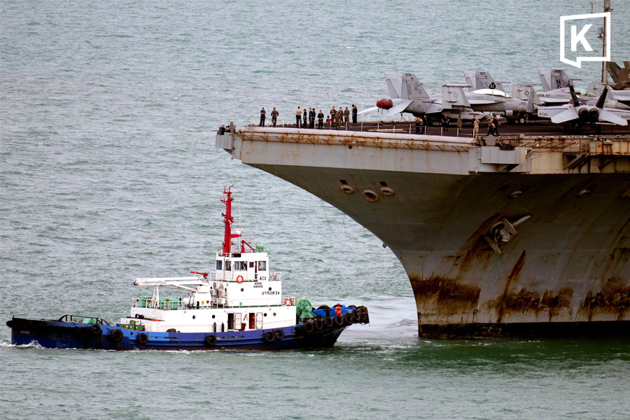 US Carrier Strike Group Docks in Thailand After Middle East Deployment