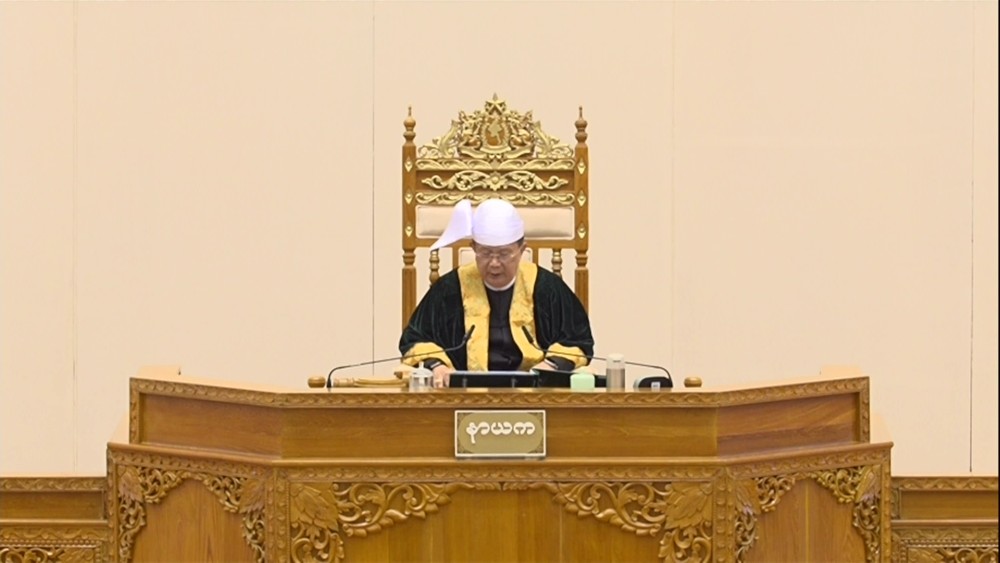 ミン・アウン・フライン大統領、連邦議会で施政方針演説