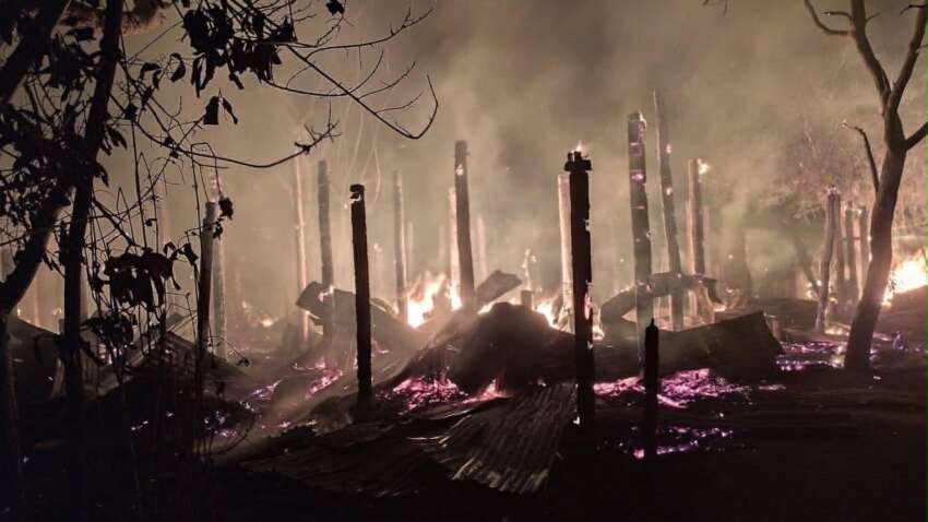 ミャンマー各地の村落、軍によるドローン・航空機攻撃で住民1人死亡、家屋損壊