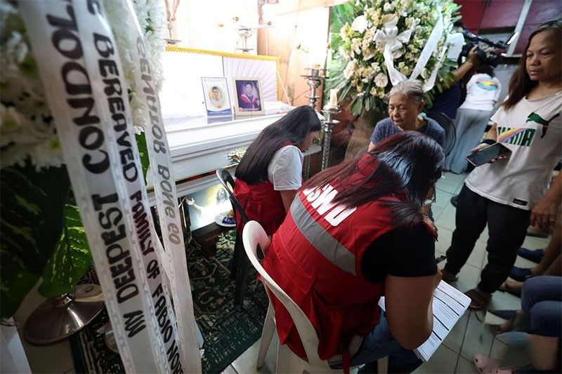 DSWD Provides Aid to Family of Slain Motorcycle Taxi Rider