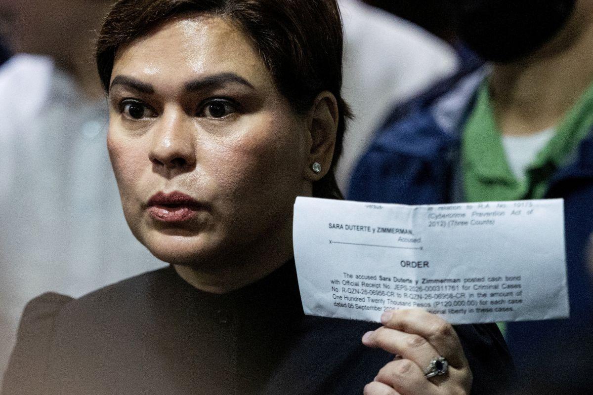 副大統領サラ・ドゥテルテ氏、脅迫罪の公判期日決定