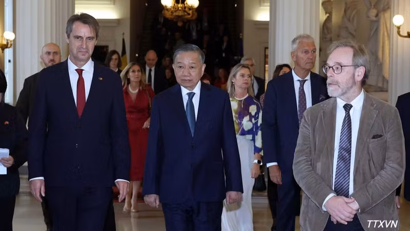 Vietnamese President Meets Belgian Parliamentary Leaders, Eyes EU Ties
