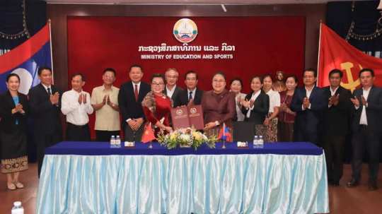 Laos and Vietnam Forge Partnership in Child Protection Education