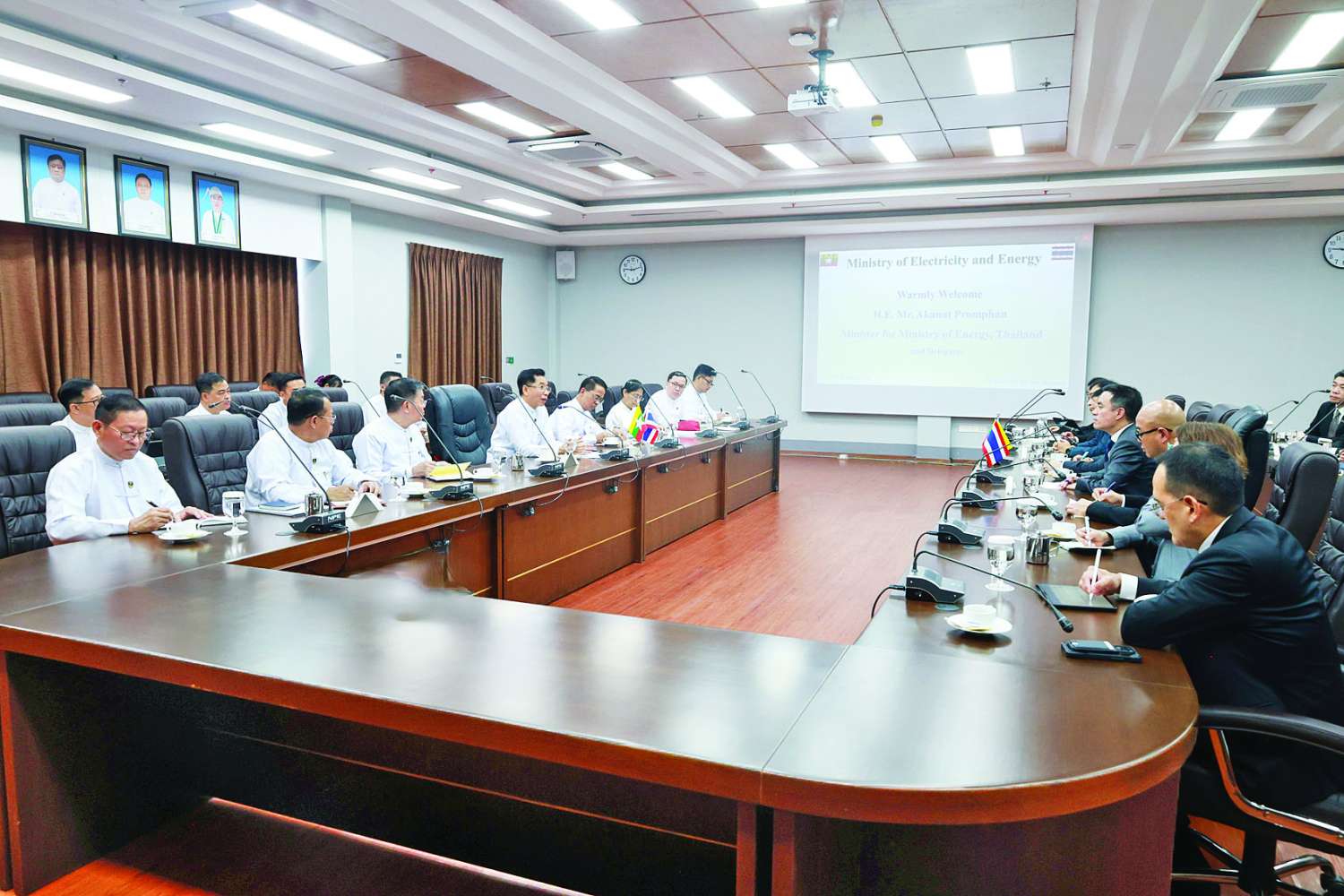 Myanmar-Thailand discuss energy trade cooperation including Myanmar-Thailand-Russia trilateral cooperation based in Dawei region