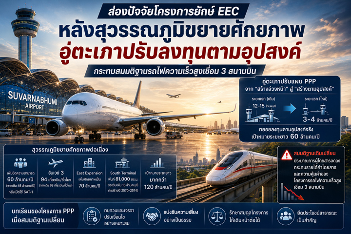 タイEEC開発、空港拡張と需要変動で再考へ