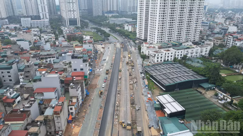 Hanoi's Ring Road 2.5 Section Nears Technical Completion by End of September