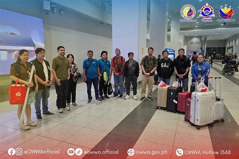 5 Sailors Return to Manila After Oman Attack