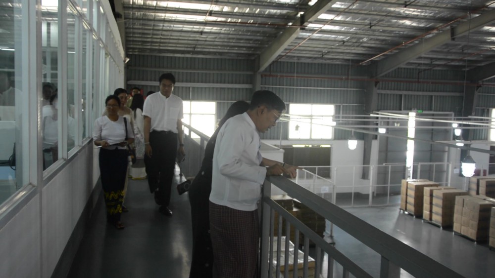 Youth Employment: Visiting the factory in Nay Pyi Taw