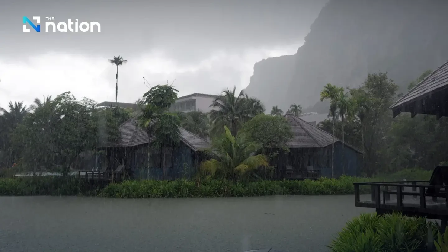 タイ全土で荒天警戒:激しい雷雨と南部での鉄砲水に注意喚起