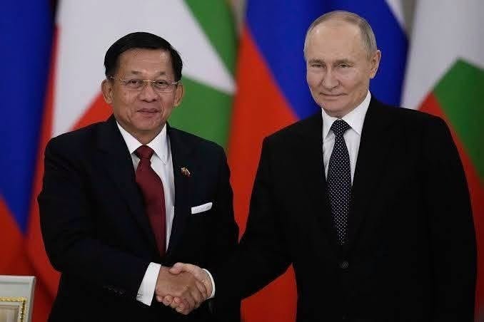 暫定大統領のミン・アウン・フライン氏、ロシアへ出発、航空機部品購入へ