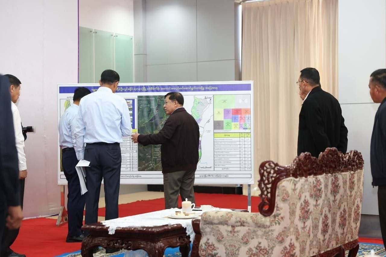 Interim President Min Aung Hlaing invites Indian investors to Yadanarpon New City, monopolized by his family