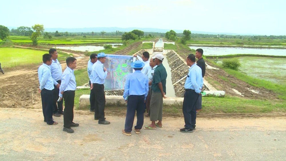 Water Supply for Monsoon Paddy: MOALI DM inspected water supply for paddy and crops