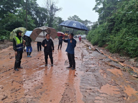 Route 8A in Laos Severely Damaged by Heavy Rains; Restoration Efforts Underway